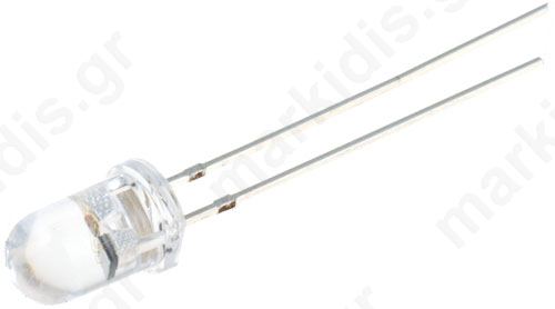 LED 5mm blinking red 1120-2180mcd 30° 5VDC