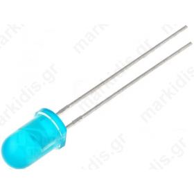 L-53MBDL-12V - LED; 5mm; blue; 12-40mcd; 60°; Pitch:2.54mm