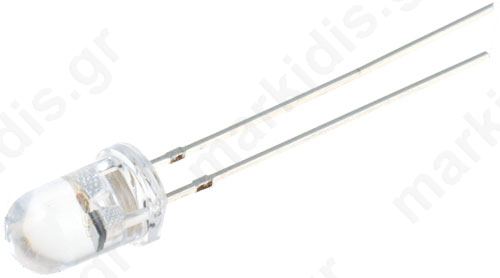 Led 5mm Μπλέ Φλάς 1560-3000mcd 30° 4,5-6V 20mA