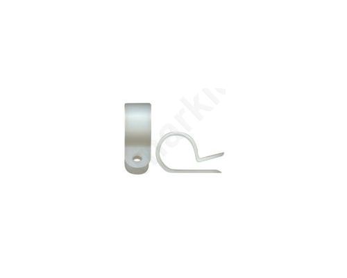 Clip polyamide natural 7.6mm Cable P-clips