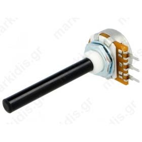 Potentiometer shaft single turn 1komh 0.4W ±20% 6mm linear THT