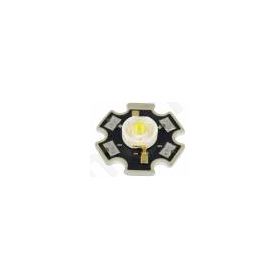 LED; STAR; 1W; 5000-5650K; white cold; 120-155lm; 130°; 350mA