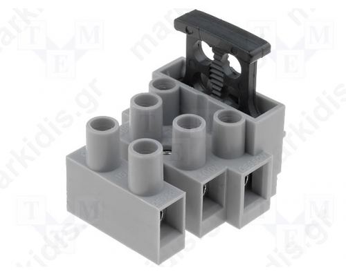 TERMINAL BLOCK 3P 5Χ20 DG801-3P11 6.3A