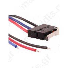 D2SW-01L3M, microswitch with lever with roller simulation   ON-(ON)  0.1 A / 30 VDC