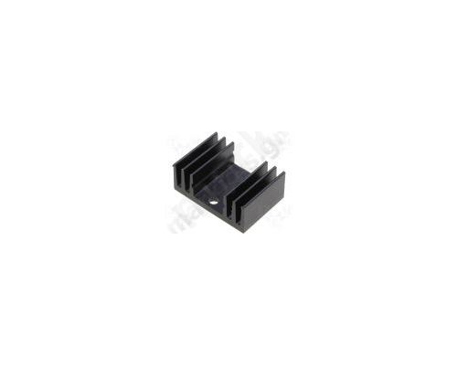 Heatsink Extruded TO220 Black L:20mm W:29mm H:11.5mm 15K/W