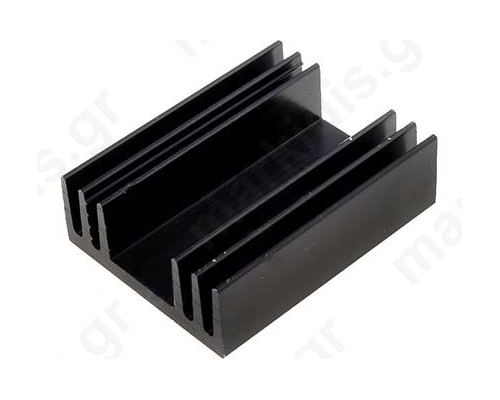 Heatsink Extruded TO220 Black L: 37.5mm W: 29mm H: 11.5mm 11K/W