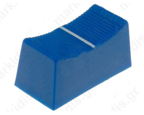 Knob Slider Blue 23X11X11mm