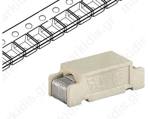 fuse; quick blow; 1A; 250VAC; 250VDC; 11x4,6x3,9mm; SMD
