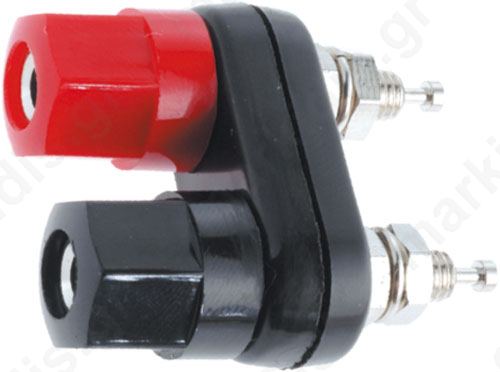 Μπανάνα Διπλή για Σασί 4mm  10A 60VDC