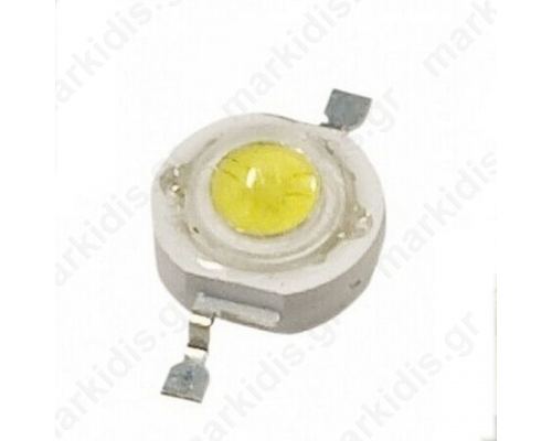 Led Ισχύος 3Watt 6500K