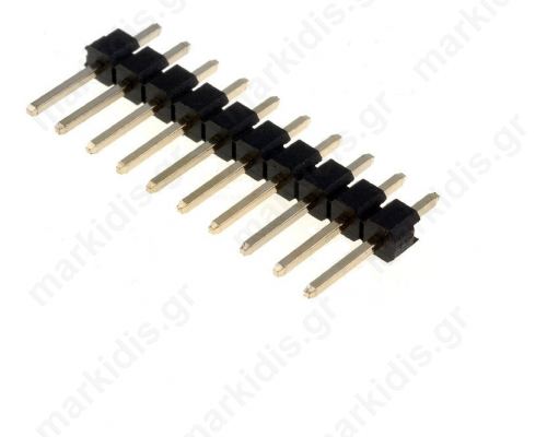 ΑΚΙΔΟΣΕΙΡΑ male PIN10 straight 2.54mm THT