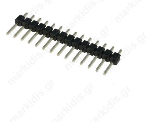 ZL201-14G Pin header; pin strips; male; PIN:14; straight; 2.54mm; THT; 1x14