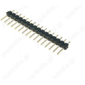 ΑΚΙΔΟΣΕΙΡΑ ZL201-16G  PIN:16; straight; 2.54mm; THT; 1x16