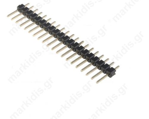 ZL201-20G Pin header; pin strips; male; PIN:20; straight; 2.54mm; THT; 1x20