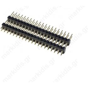 ZL2019-40Pin header; pin strips; male; PIN:40; double deck; straight