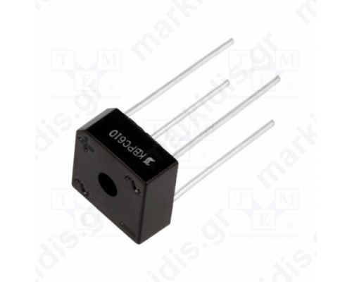 Bridge rectifier square-slim 1000V 10A wire 1,2mm