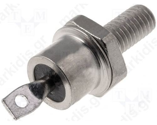 Diode: rectifying; 1000V; 1.5V; 10A; DO4; M5; anode stud