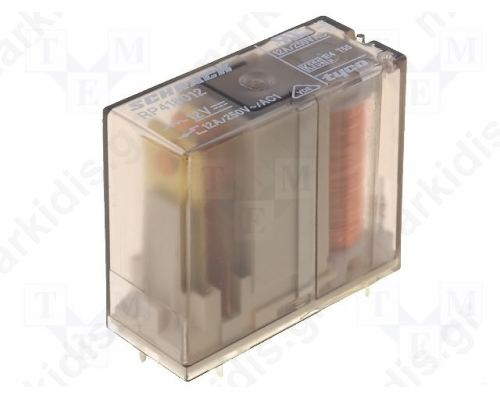 Relay: electromagnetic; SPDT; Ucoil:12VDC; 12A/250VAC; 12A/24VDC