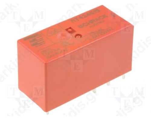 Relay: electromagnetic; DPDT; 8A/250VAC; 8A/30VDC; 8A; max400VAC