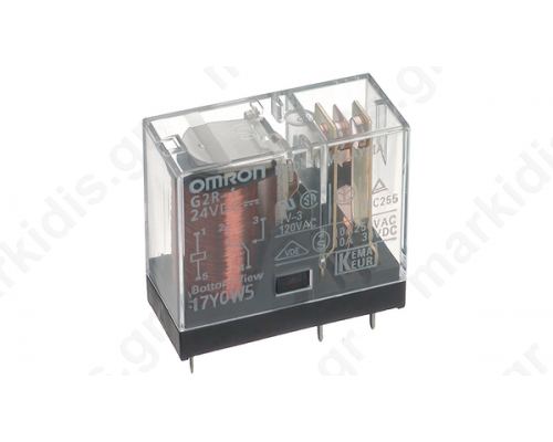 Relay: electromagnetic; SPDT; Ucoil:48VDC; 10A/250VAC; 10A/30VDC