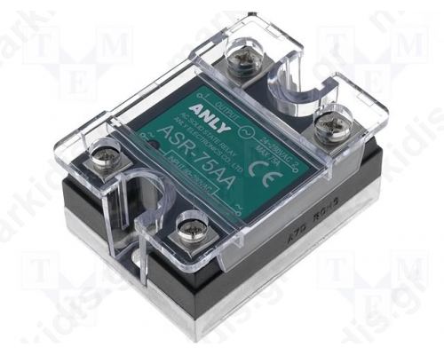 Relay: solid state; Ucntrl:80?280VAC; 75A; 24?280VAC; Series: ASR