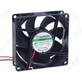 Fan: DC; 24VDC; 80x80x25mm; 69.66m3/h; 33dBA; Vapo; 1.8W; 10X27.6V