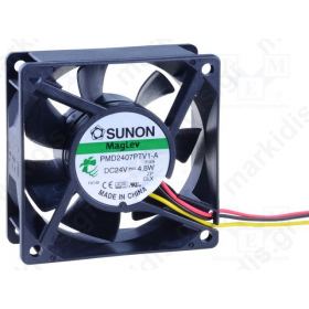 Fan: DC; axial; 24VDC; 70x70x25mm; 83.25m3/h; 44dBA; Vapo; 9.14mmH2O