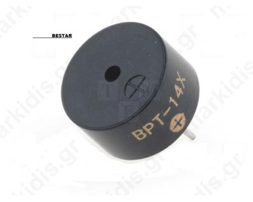 Sound transducer piezo alarm with built-in generator