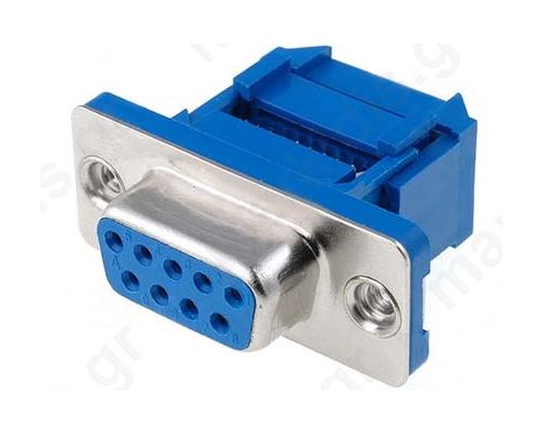 CONNECTOR D-SUB ΘΗΛ 9P FLAT