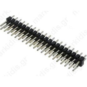 ΑΚΙΔΟΣΕΙΡΑ 2X40 PINS αρσενικά ευθεία 2.54mm