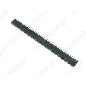 Socket pin strips female PIN40 straight 2.54mm 1x40