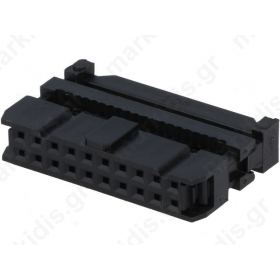 CONNECTOR IDC ΘΗΛΥΚΟ PIN:20 for ribbon cable; 1.27mm