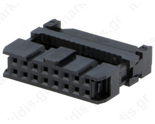  Plug  IDC female PIN16 IDC for ribbon cable 1.27mm