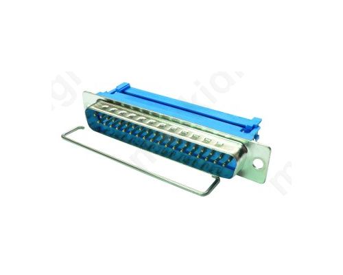 DSF37LC Plug; D-Sub; PIN:37; male; IDC; for ribbon cable; UNC4-40; 1.27mm