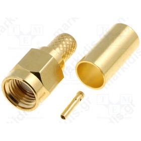 SMA-011RP SMA reverse female straight RG58 crimped for cable