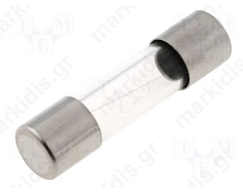  Fuse: glass, fuse, time-lag; 5x20mm; 1.25A; 250VAC; FST