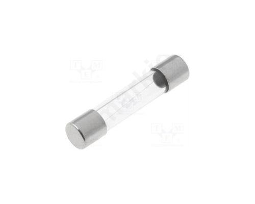 Fuse quick blow glass 500mA 250VAC 6,3x32mm brass