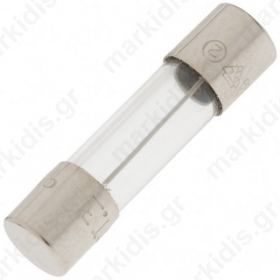 ZKT-1A Fuse: fuse; time-lag; glass; 1A; 250VAC; 5x20mm; brass
