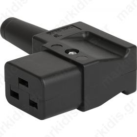 Connector AC supply IEC 60320 C19 (J) plug female for cable