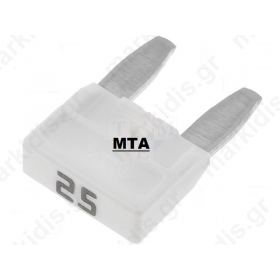  Fuse fuse automotive 25A 32V 11,9mm MINIVAL