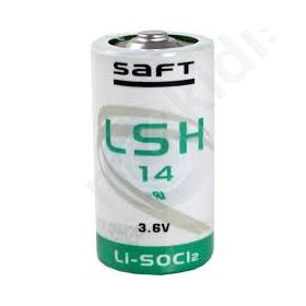 Battery: lithium; 3.6V; C; 26x50mm; 5200mAh