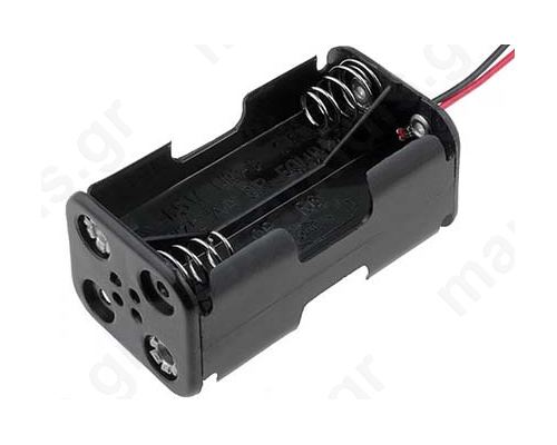 Holder Size AA, R6 Batt.no:4 Leads cables