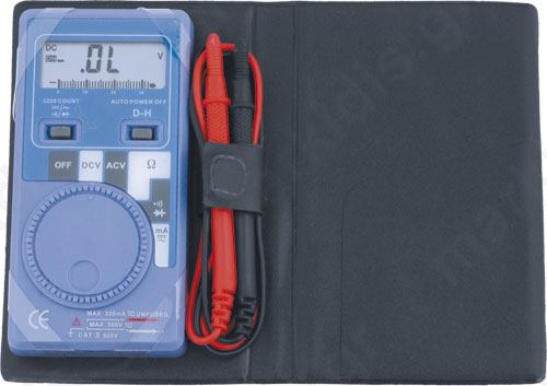 DIGITAL MULTIMETER WITH CASE DM-1015 VDC 400mV-400