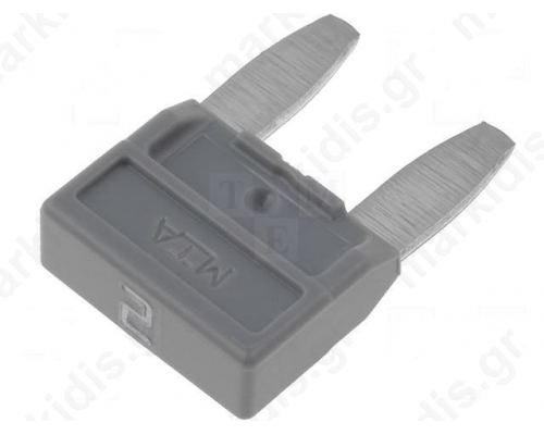 Ασφάλεια Αυτοκινήτου Καρφωτή Mini 2Α (0.9mmX11mm)