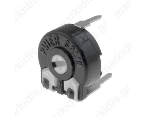 PT10LV-100R,  Potentiometer: mounting; single turn, horizontal; 100omh; 150mW