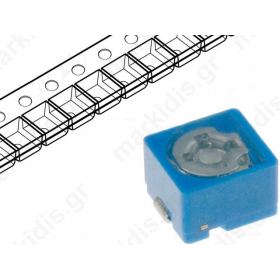 TZB4Z060AB10R00, ΤΡΙΜΜΕΡ 2pF χ 6pF; SMD; blue; 100VDC