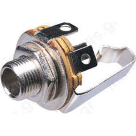 Φίς Audio Stereo Θηλυκό Σασί 6,3mm 9mm
