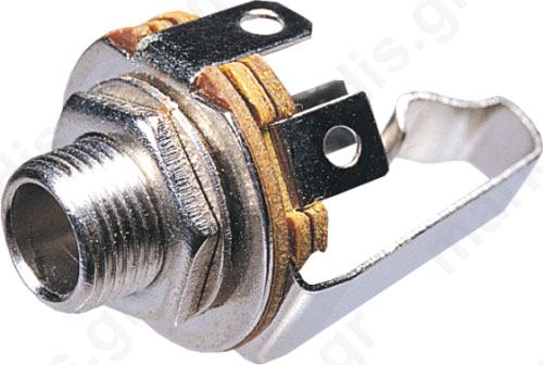Φίς Audio Stereo Θηλυκό Σασί 6,3mm 9mm