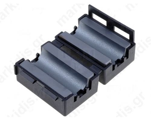 Ferrite two-piece on round cable 10mm 80Ω A25.5mm C10mm