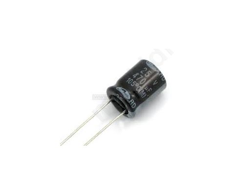 ELECTROLYTIC CAPACITOR 470MF / 25V 105C
